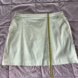 Rafaella White A-Line Mini Skort Casual